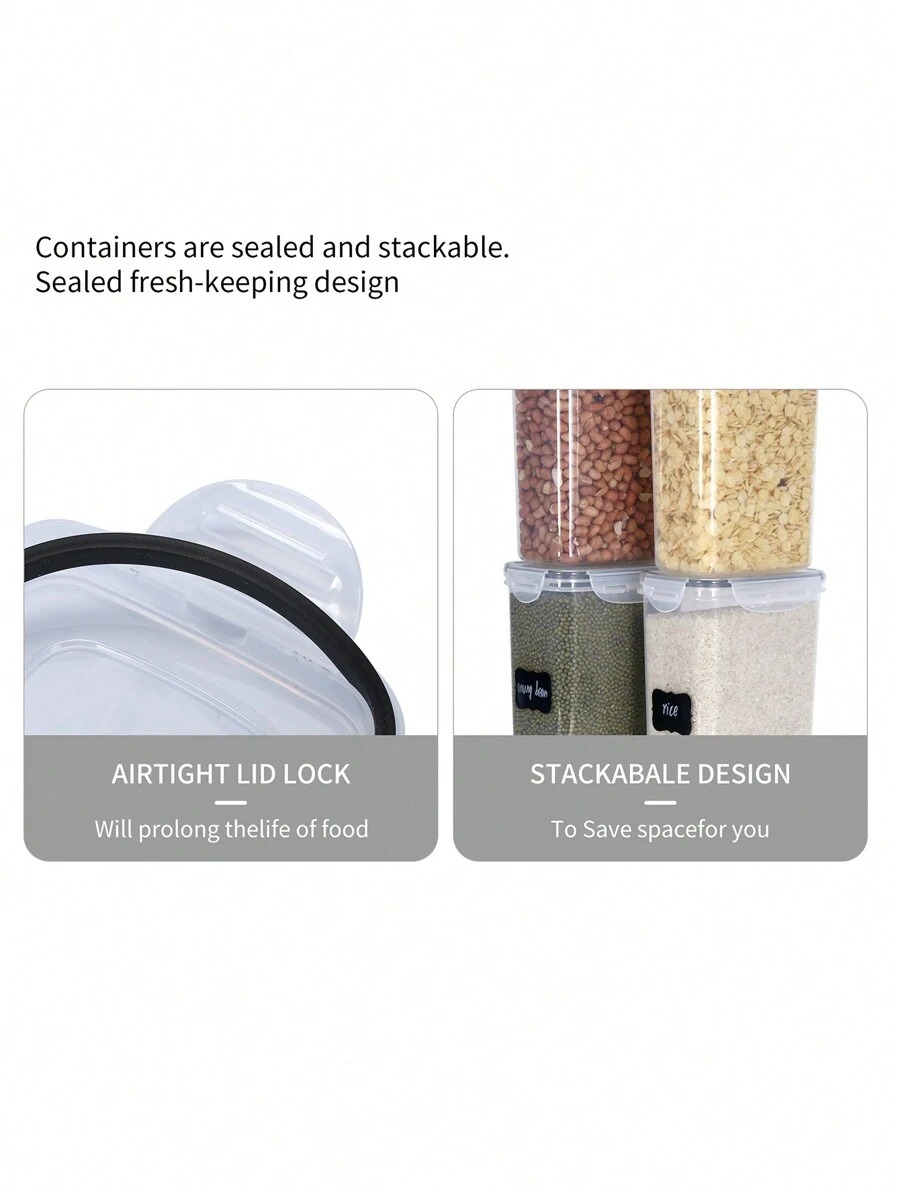 1/3/5/7pcs Food Storage Jars R - Food Storage Jar Labels บทวิจารณ์และราคา