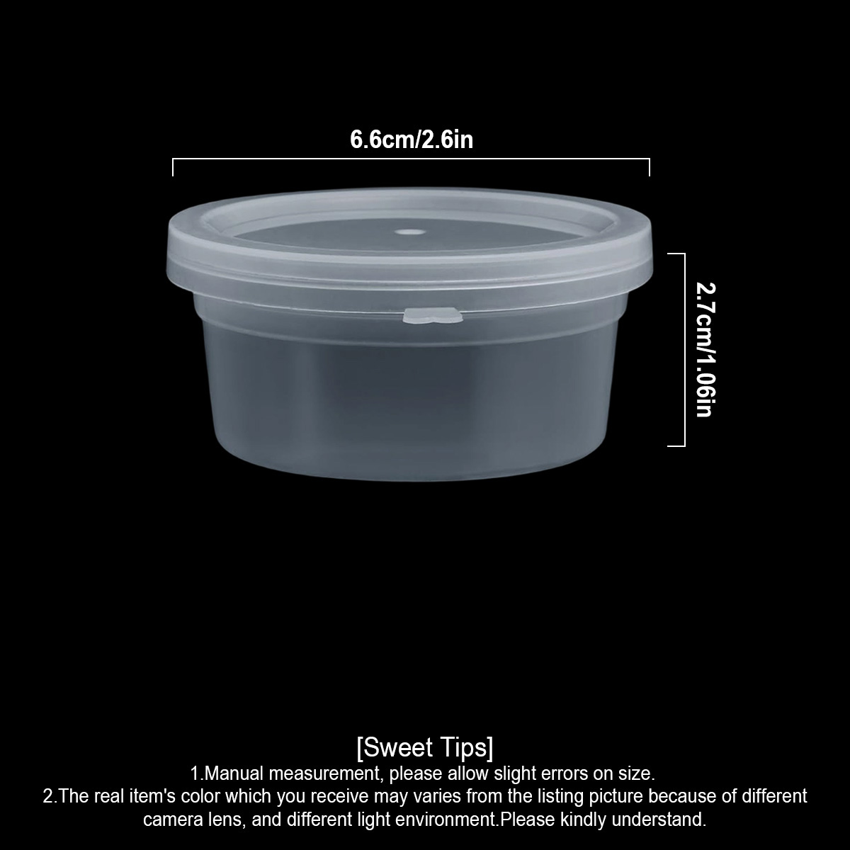 10/20/40 Pack Small Slime Cont - Food Storage Plastic Containers With Lids บทวิจารณ์และราคา
