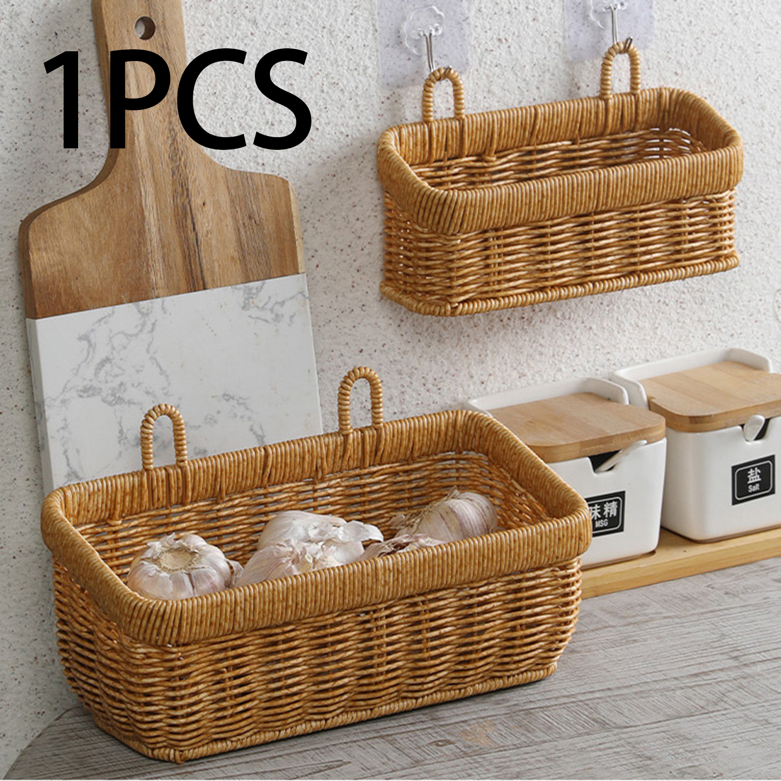 Storage Basket Wall Hanging Wo - Food Storage In Plants บทวิจารณ์และราคา