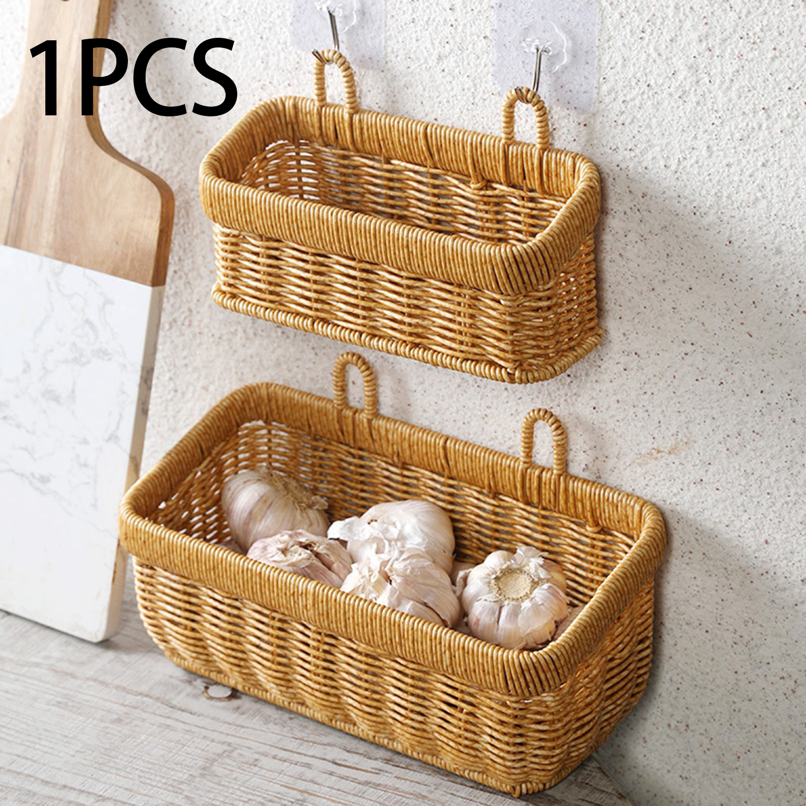 Storage Basket Wall Hanging Wo - Food Storage In Plants บทวิจารณ์และราคา