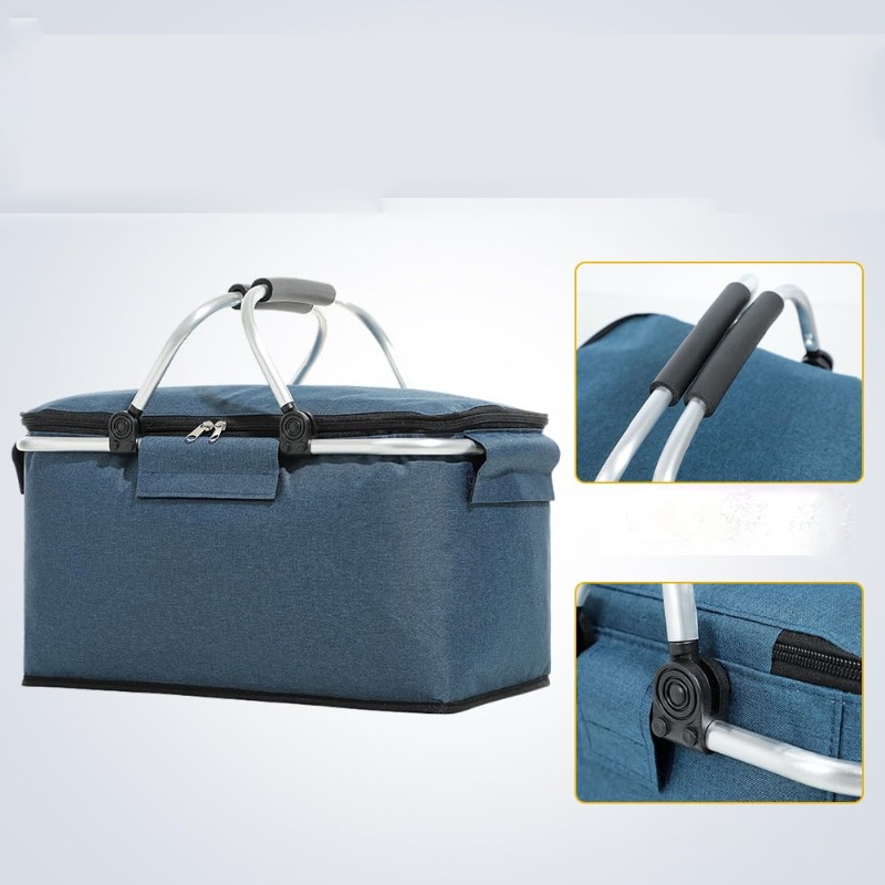 Flat Foldable Oxford Picnic Ba - Food Storage Aluminum บทวิจารณ์และราคา
