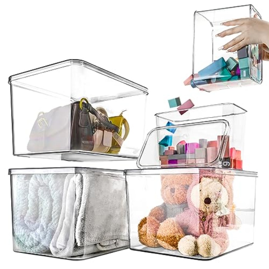 Storage Boxes 5 Packs Transpar - Food Storage Xl บทวิจารณ์และราคา