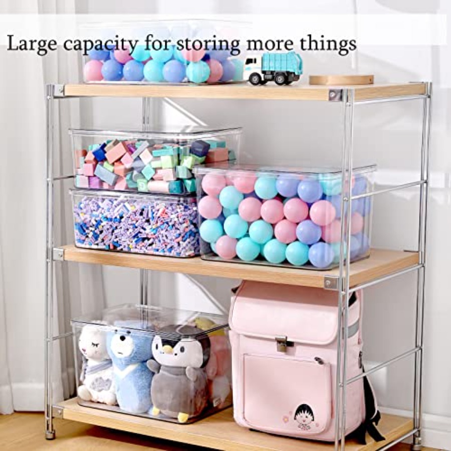 Storage Boxes 5 Packs Transpar - Food Storage Xl บทวิจารณ์และราคา