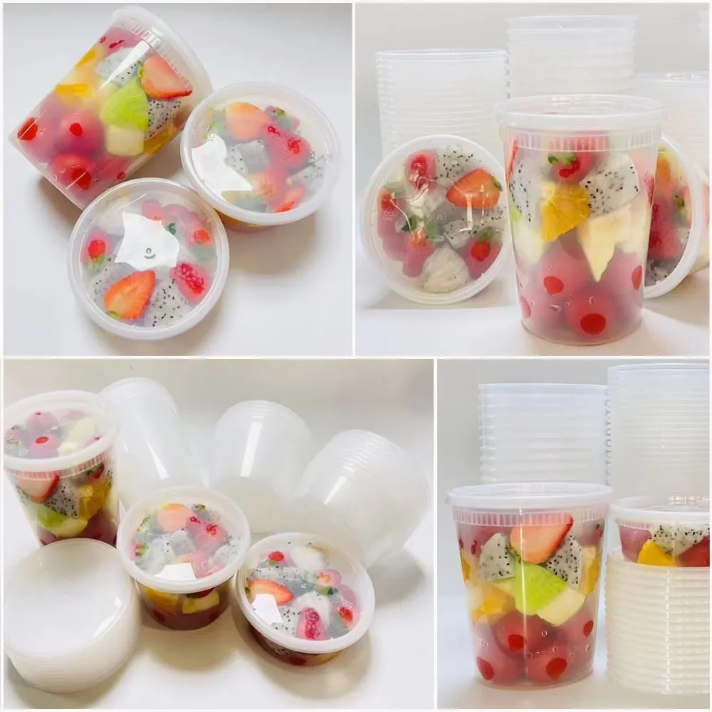 24pcs Deli Food Storage Contai - Food Storage Plastic Containers With Lids บทวิจารณ์และราคา