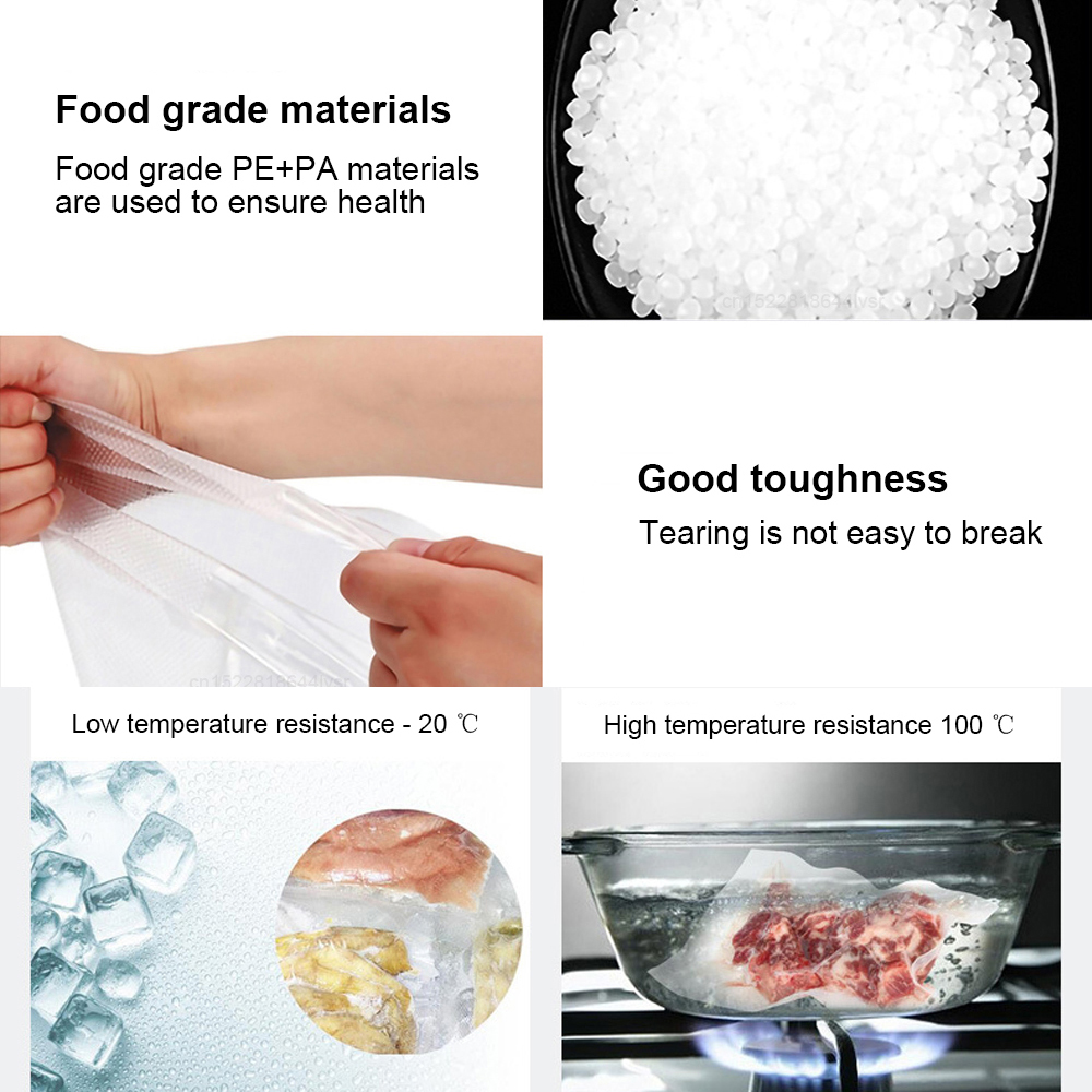 Vacuum Sealer Bags Vacuum Food - Food Storage Method บทวิจารณ์และราคา