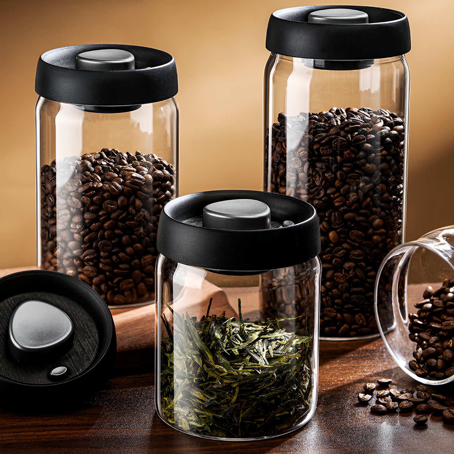 OANKR Vacuum Coffee Canister 5 - Food Storage And Preservation บทวิจารณ์และราคา