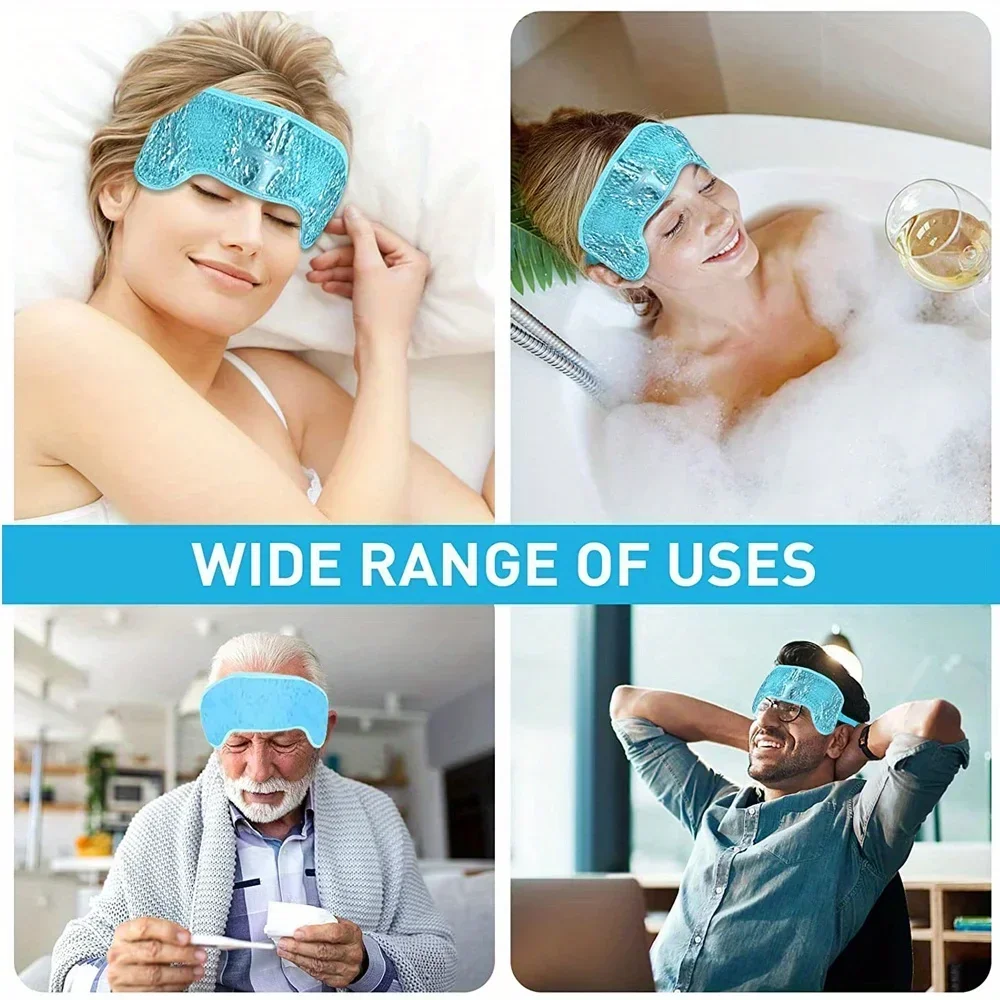 Hot/Cold Gel Bead Migraine Wra - Cold Pack Ice Gel บทวิจารณ์และราคา