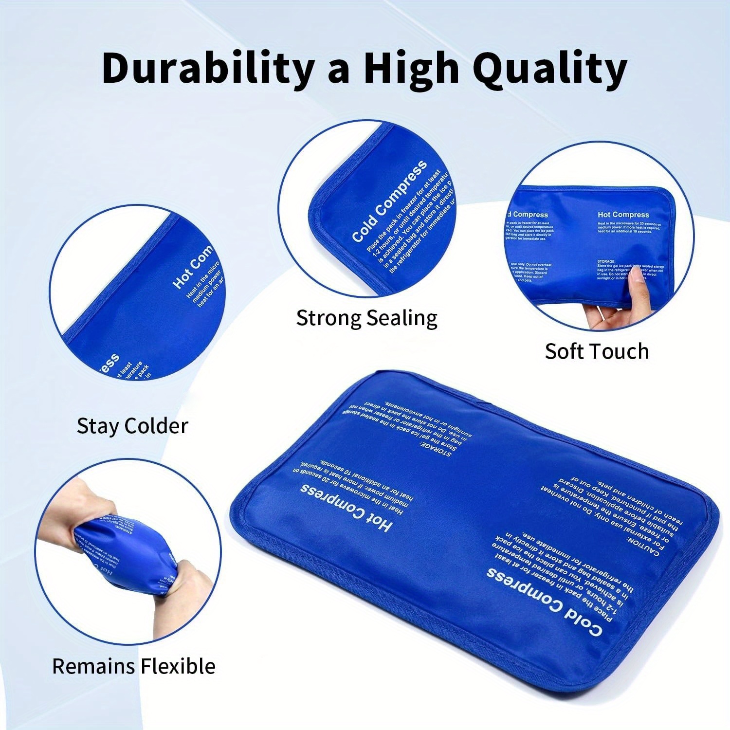 Ice Packs for Injuries Hot Col - Cold Pack Ice Gel บทวิจารณ์และราคา