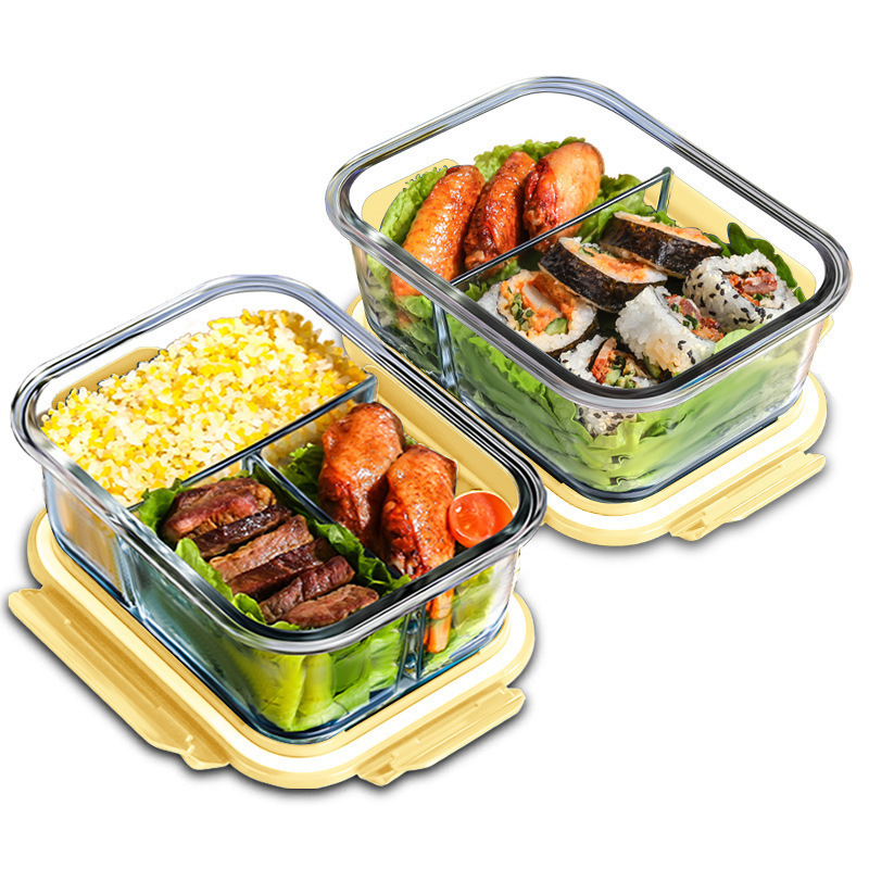 Glass Fresh-Keeping Box high B - Glass Meal Prep Container บทวิจารณ์และราคา