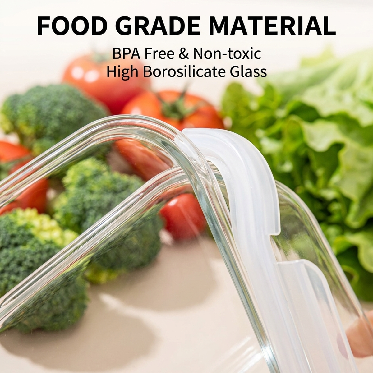 Premium White Glass Food Conta - Glass Meal Prep Container บทวิจารณ์และราคา