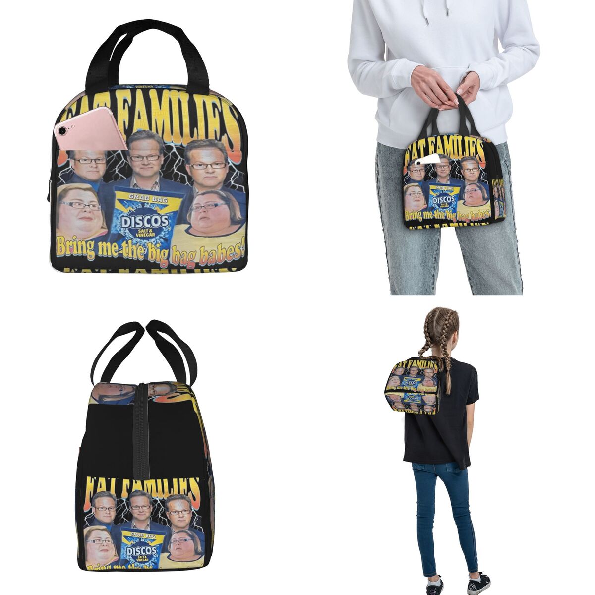 Insulated Lunch Box Fat Famili - Food Storage Uk บทวิจารณ์และราคา