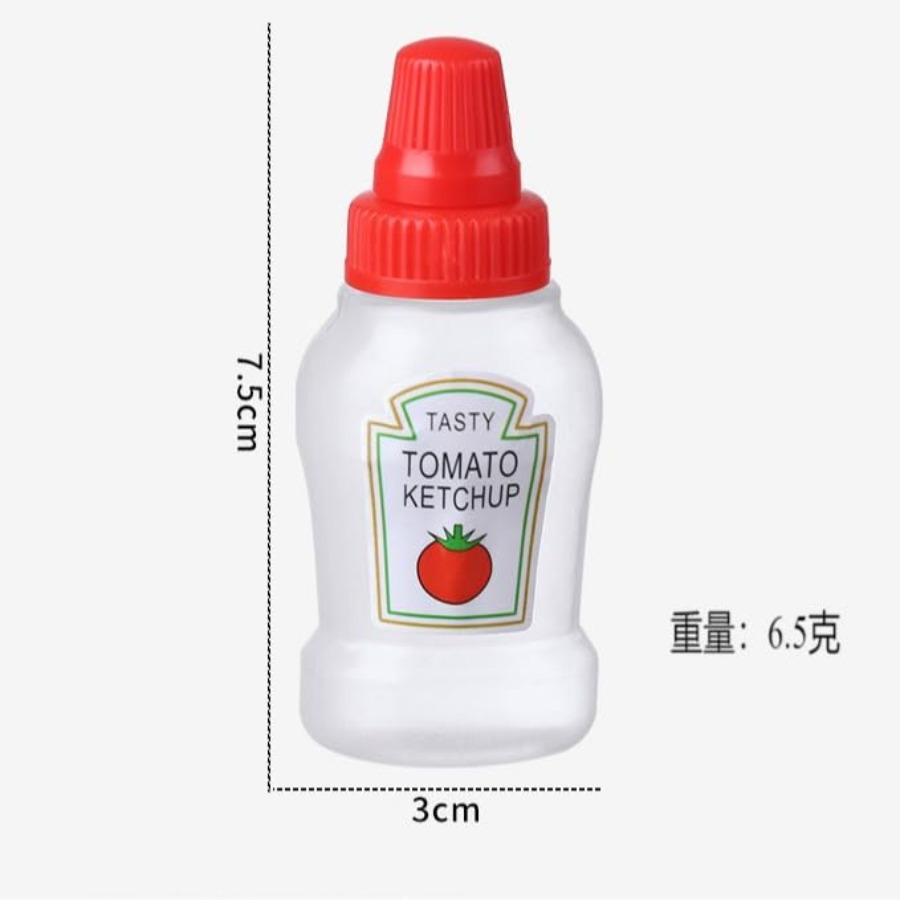 4 Pcs Mini Ketchup Bottles for - Condiment Squeeze Bottle บทวิจารณ์และราคา