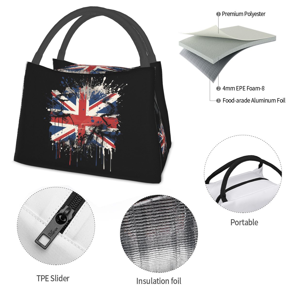 Union Jack Flag Of The UK Unit - Food Storage Uk บทวิจารณ์และราคา