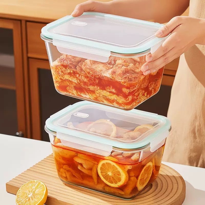White Freshness Box–Borosilica - Glass Meal Prep Container บทวิจารณ์และราคา