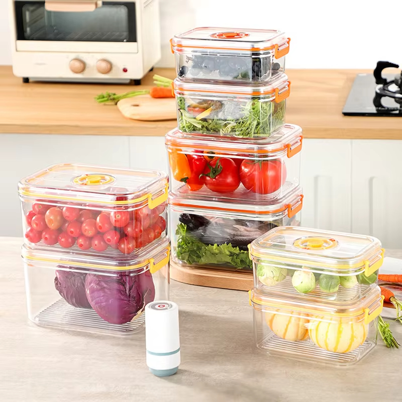 Vacuum Fresh-keeping Box Refri - Food Storage Plastic Containers With Lids บทวิจารณ์และราคา