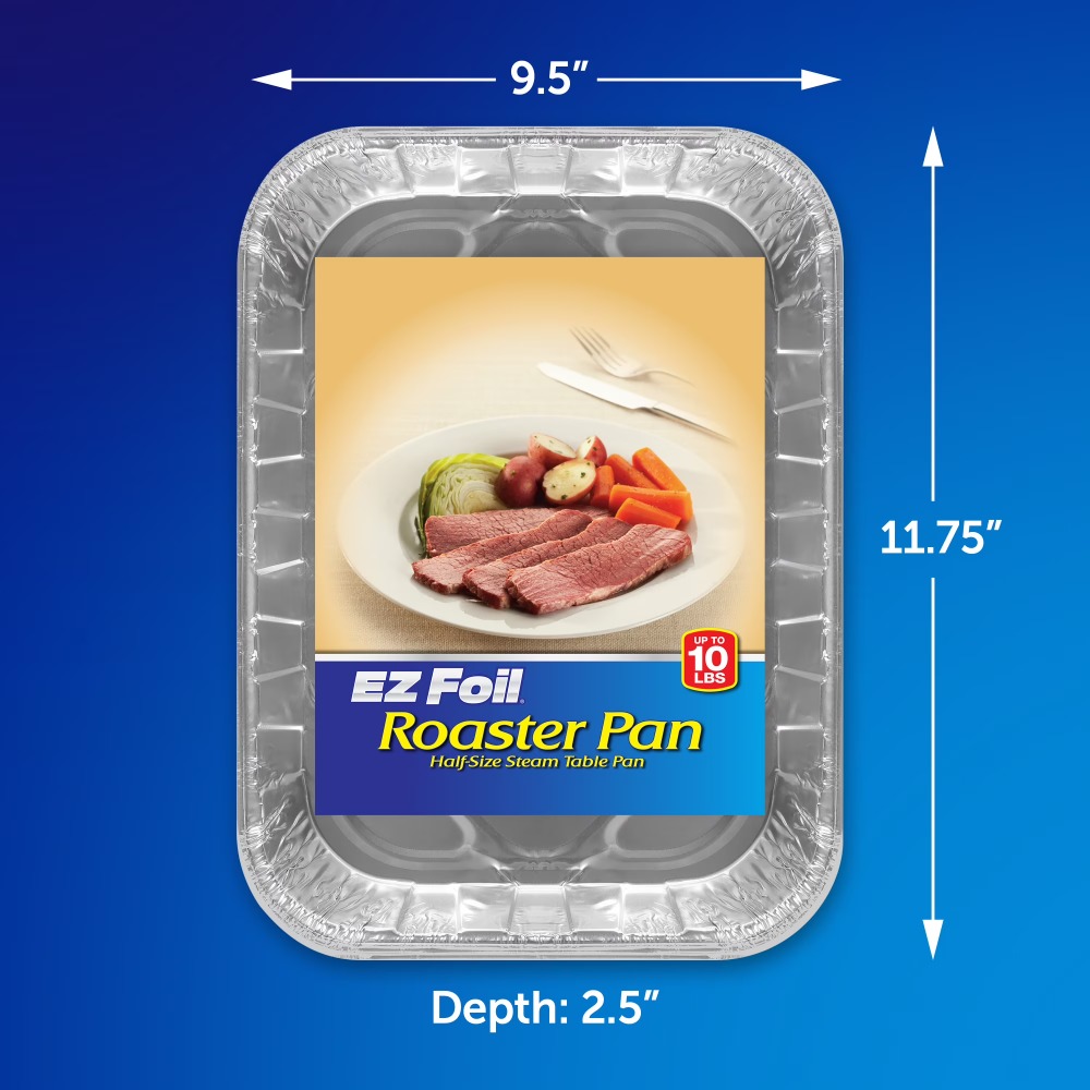 Half Size Aluminum Foil Steam  - Food Storage Aluminum บทวิจารณ์และราคา