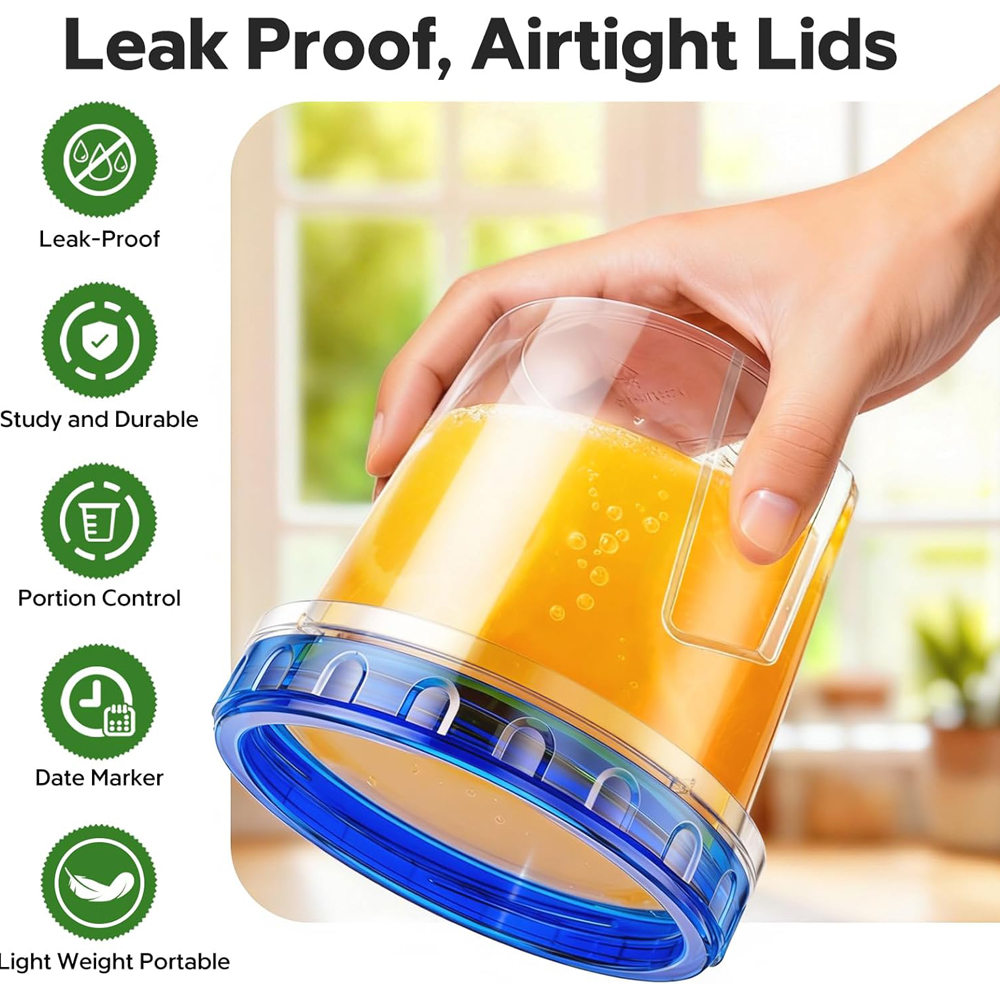 Freezer Storage Containers Air - Food Storage Plastic Containers With Lids บทวิจารณ์และราคา
