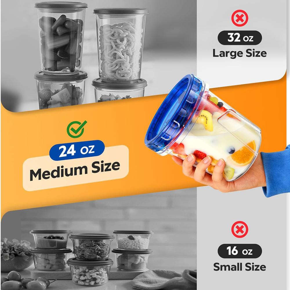 Freezer Storage Containers Air - Food Storage Plastic Containers With Lids บทวิจารณ์และราคา