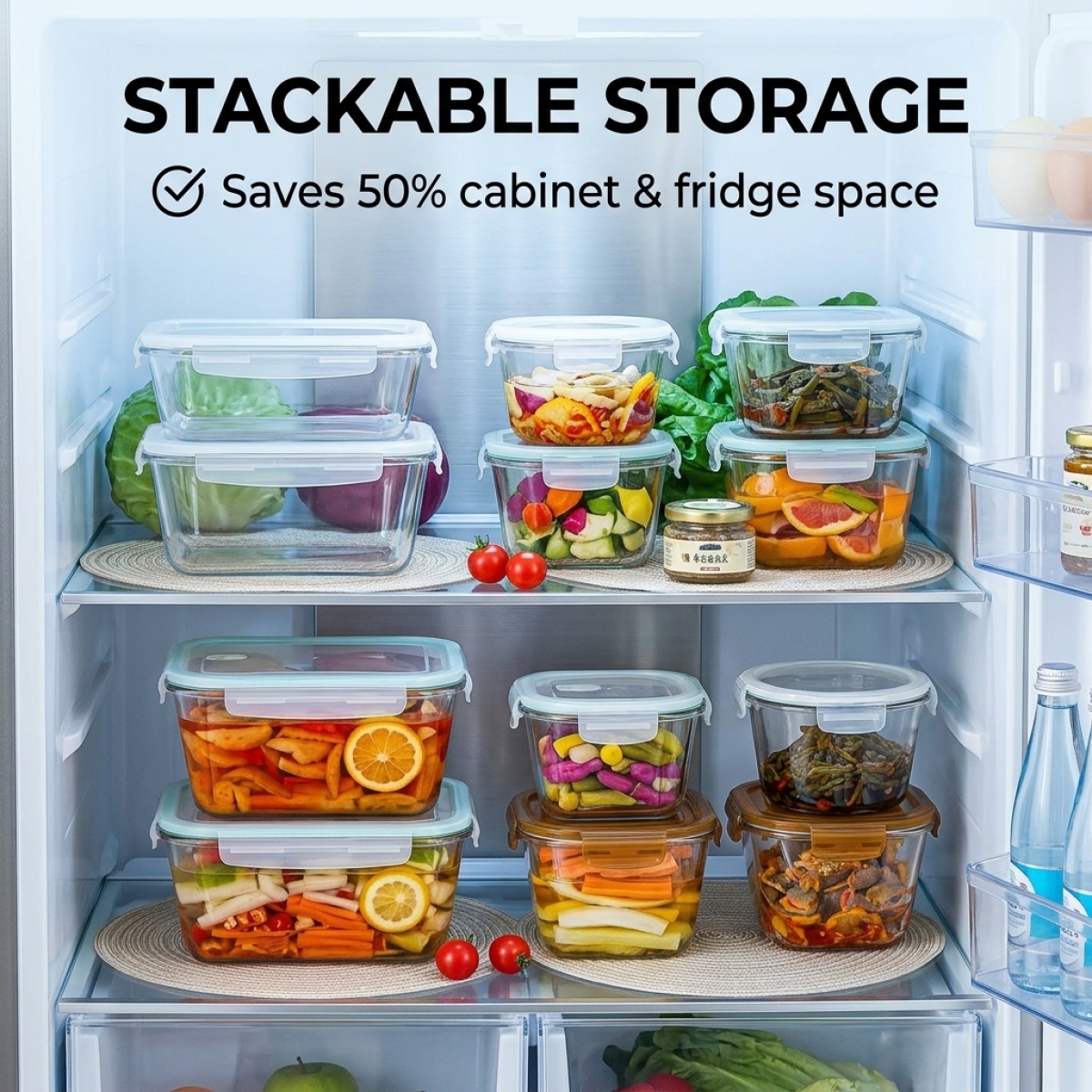 Large Capacity Borosilicate Gl - Glass Meal Prep Container บทวิจารณ์และราคา