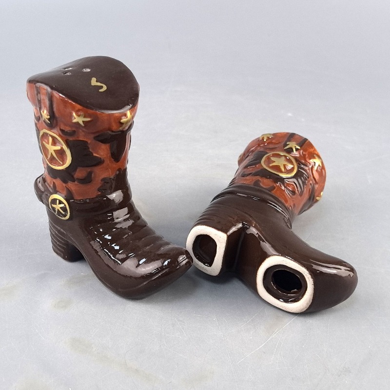 Vintage Boots Ceramic Spice Ja - Food Storage Jar Set บทวิจารณ์และราคา