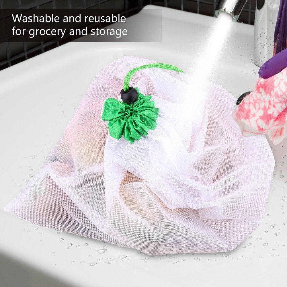 12Pcs Reusable Mesh Produce Ba - Produce Bag Reusable Mesh บทวิจารณ์และราคา