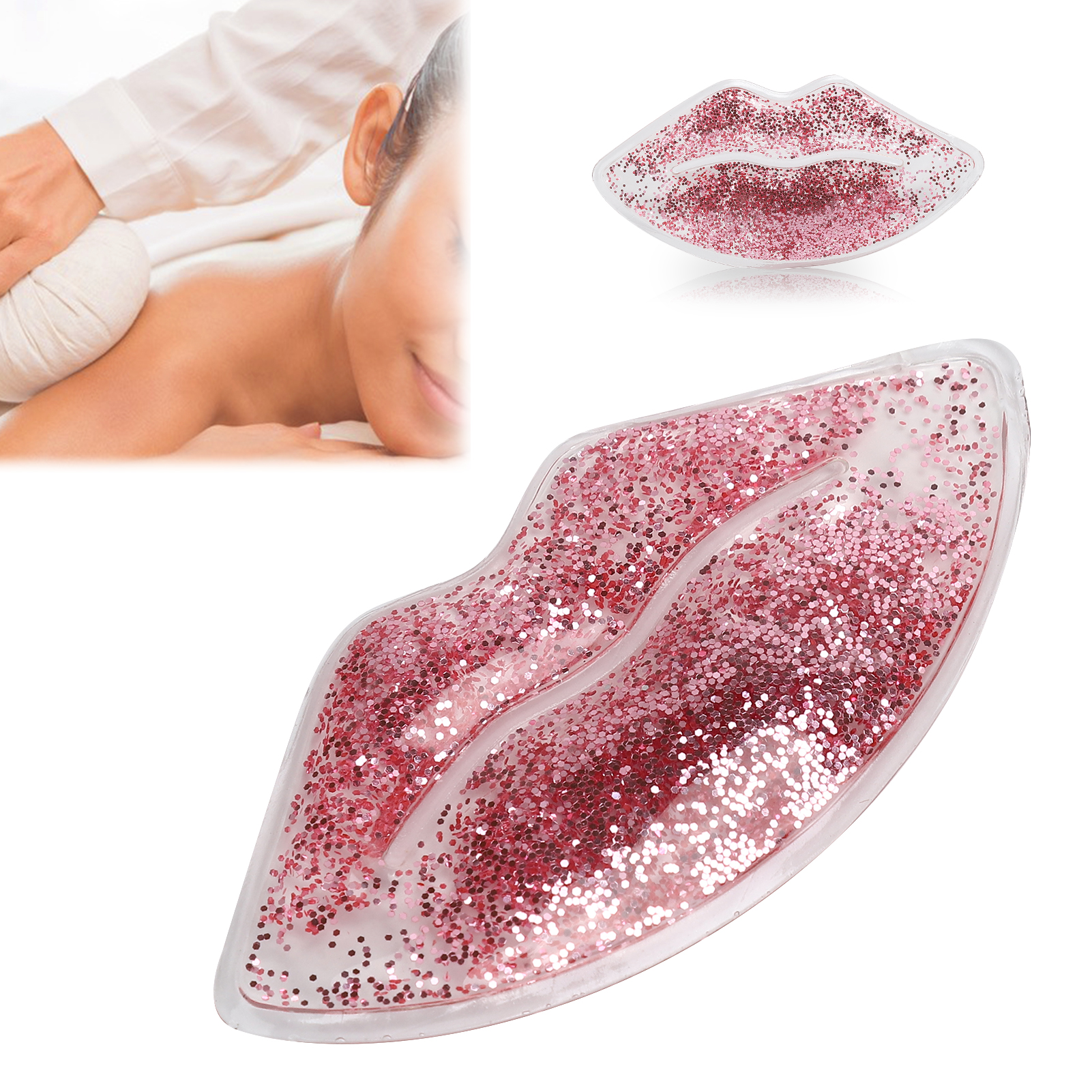 Gel Ice Pack Lip‑Shaped Reusab - Cold Pack Ice Gel บทวิจารณ์และราคา