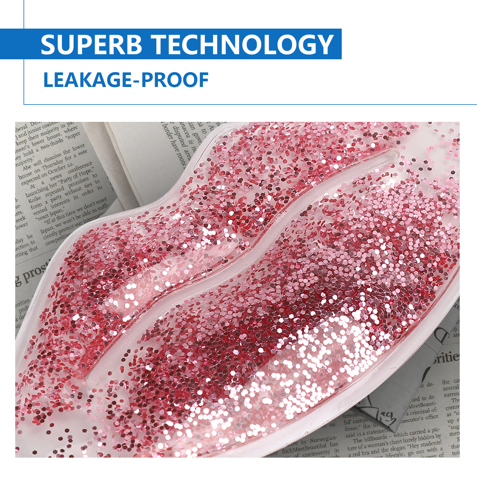 Gel Ice Pack Lip‑Shaped Reusab - Cold Pack Ice Gel บทวิจารณ์และราคา