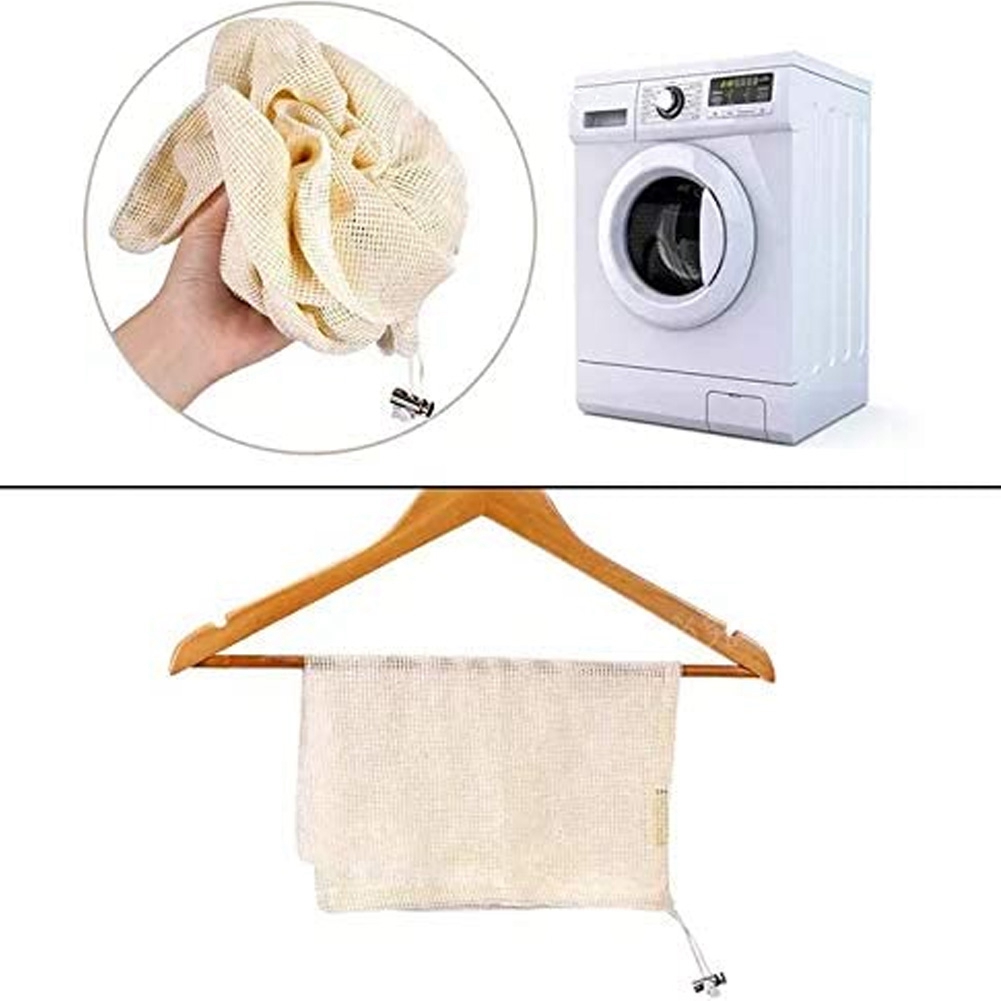 9 PCS Set Of Reusable Mesh Pro - Produce Bag Reusable Mesh บทวิจารณ์และราคา