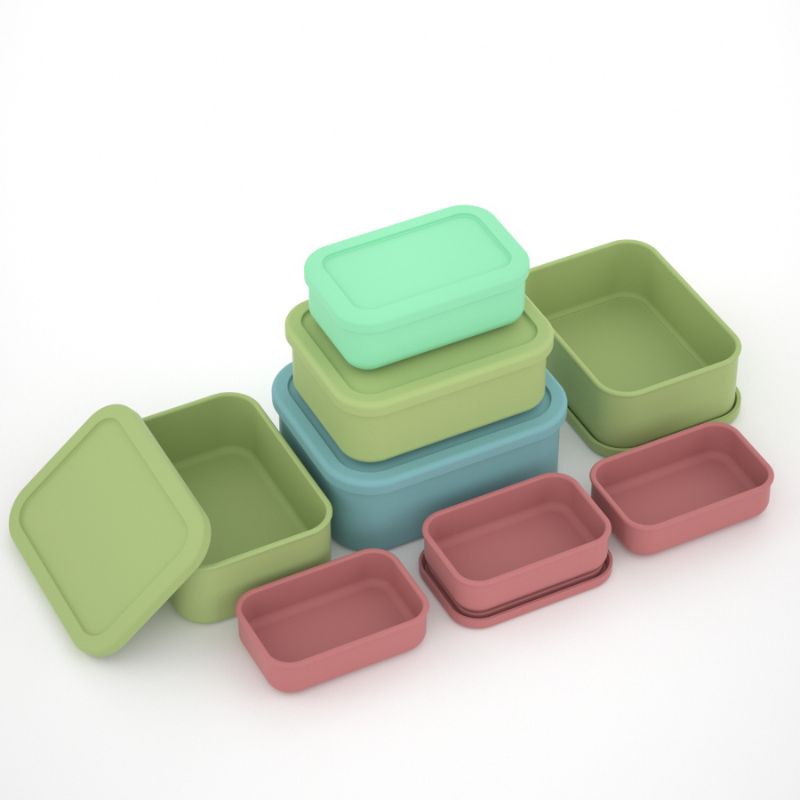 Set/2pcs Rectangular Silicone  - Food Storage Xl บทวิจารณ์และราคา