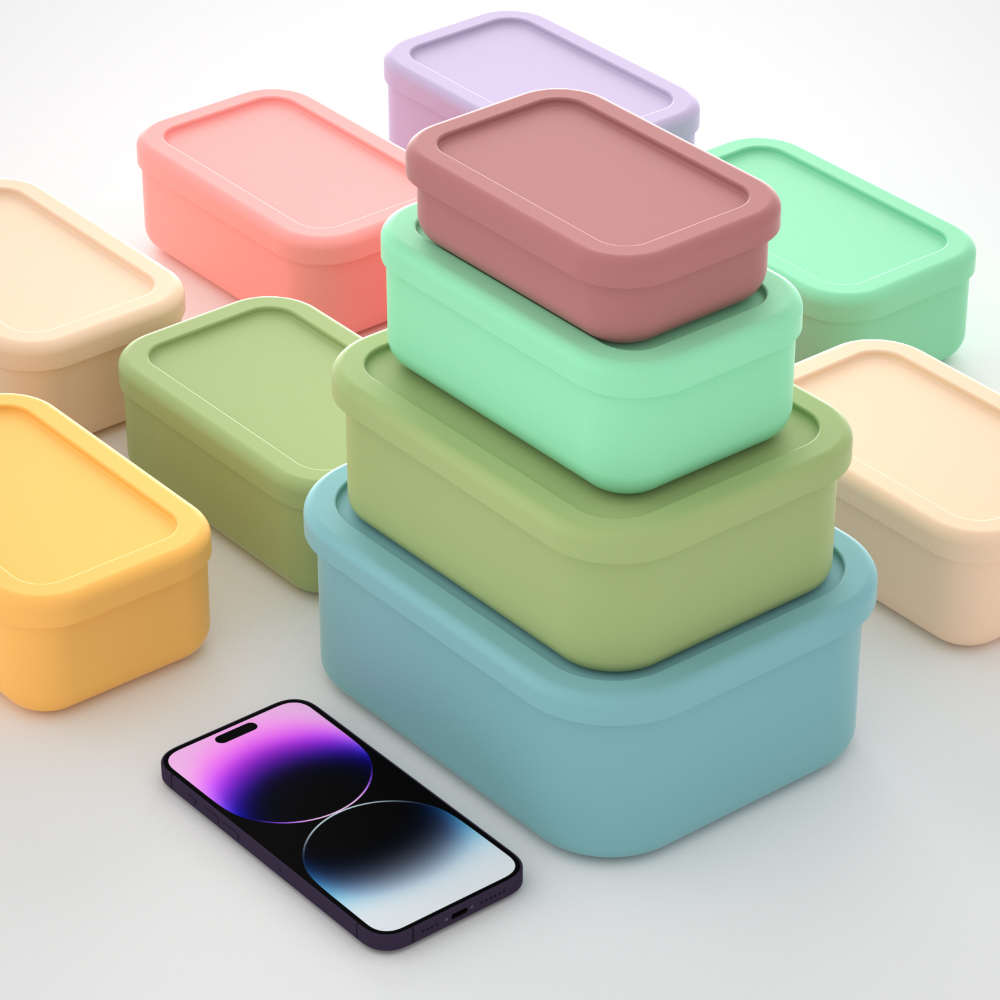 Set/2pcs Rectangular Silicone  - Food Storage Xl บทวิจารณ์และราคา