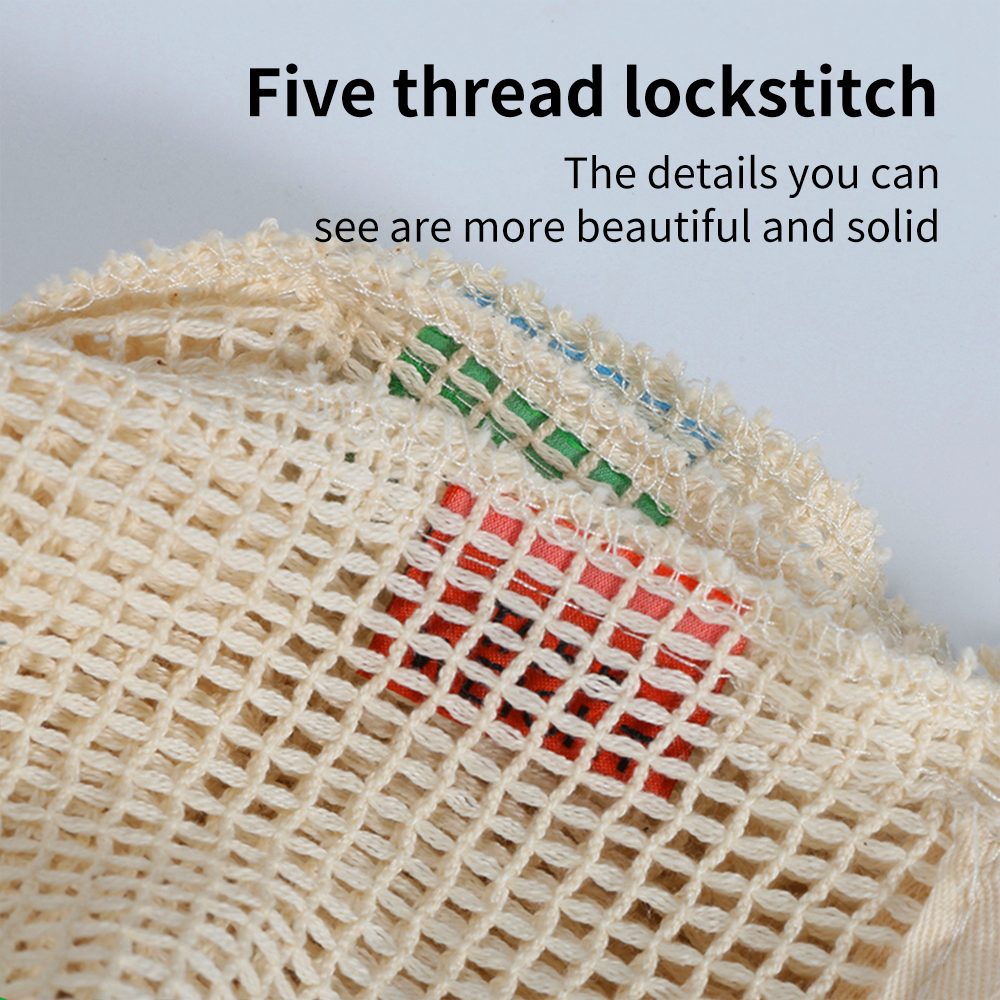 Organic Cotton Reusable Produc - Produce Bag Reusable Mesh บทวิจารณ์และราคา