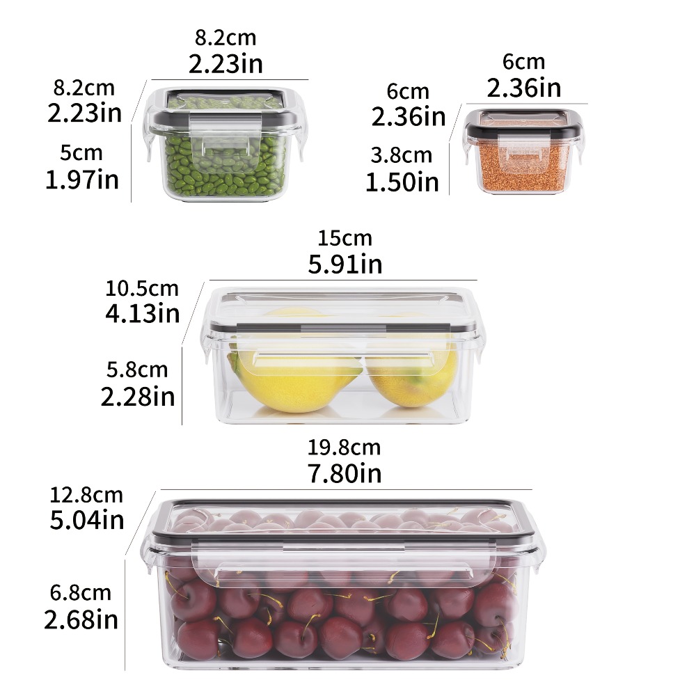 Set BPA-Free Airtight Food Con - Food Storage Plastic Containers With Lids บทวิจารณ์และราคา