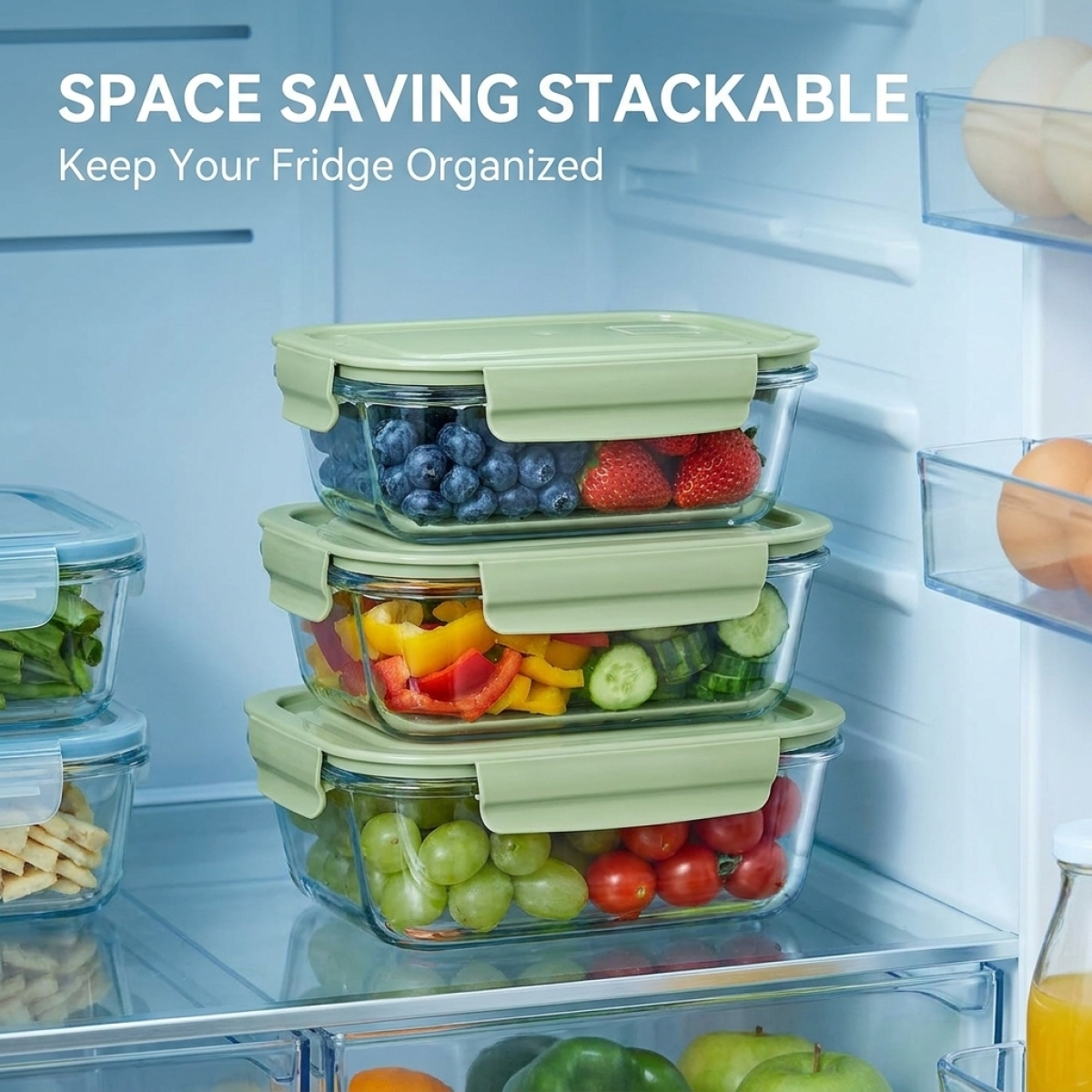 Borosilicate glass lunch box w - Glass Meal Prep Container บทวิจารณ์และราคา
