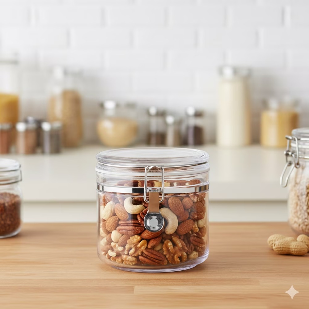 Airtight Food Storage Canister - Food Storage Plastic Containers With Lids บทวิจารณ์และราคา