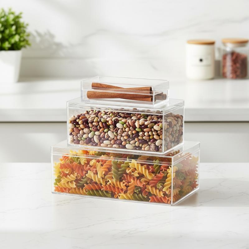 Thickened Rectangular Acrylic  - Food Storage In Plants บทวิจารณ์และราคา