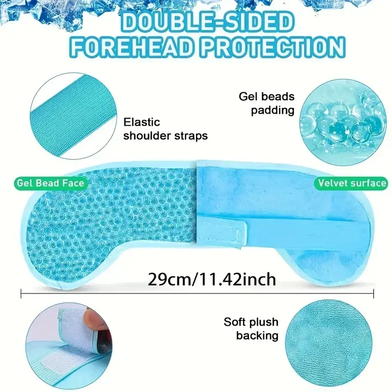 Hot/Cold Gel Bead Migraine Wra - Cold Pack Ice Gel บทวิจารณ์และราคา