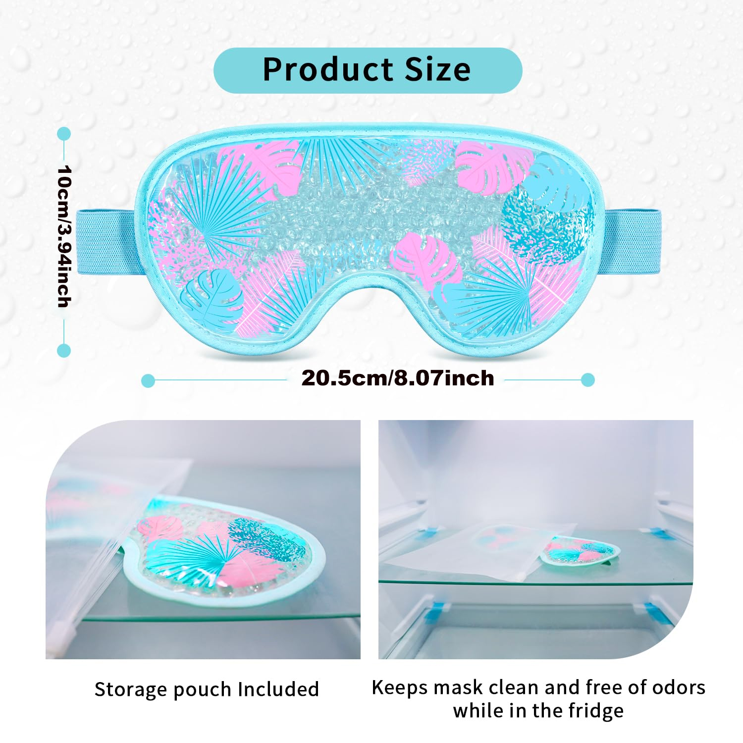 Cooling Eye Mask with Gel Bead - Cold Pack Ice Gel บทวิจารณ์และราคา