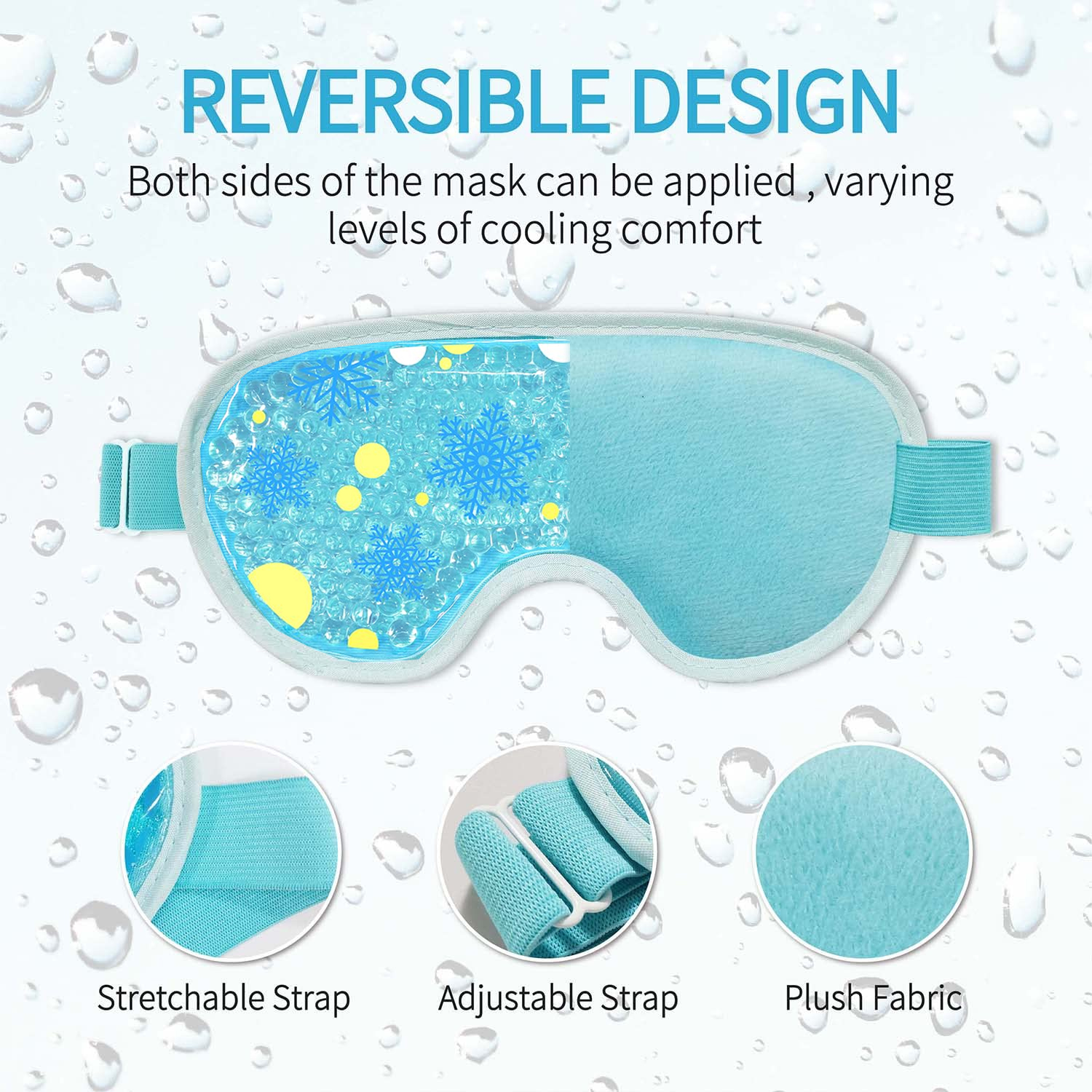 Cooling Eye Mask with Gel Bead - Cold Pack Ice Gel บทวิจารณ์และราคา