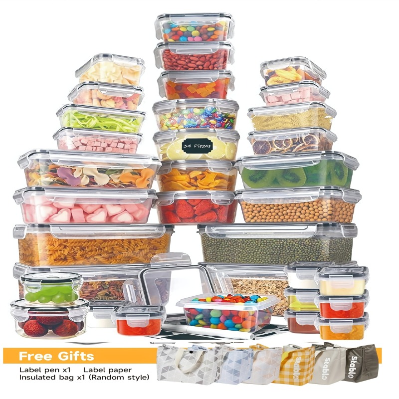 48PCS BPA-Free Food Storage Se - Food Storage And Preservation บทวิจารณ์และราคา