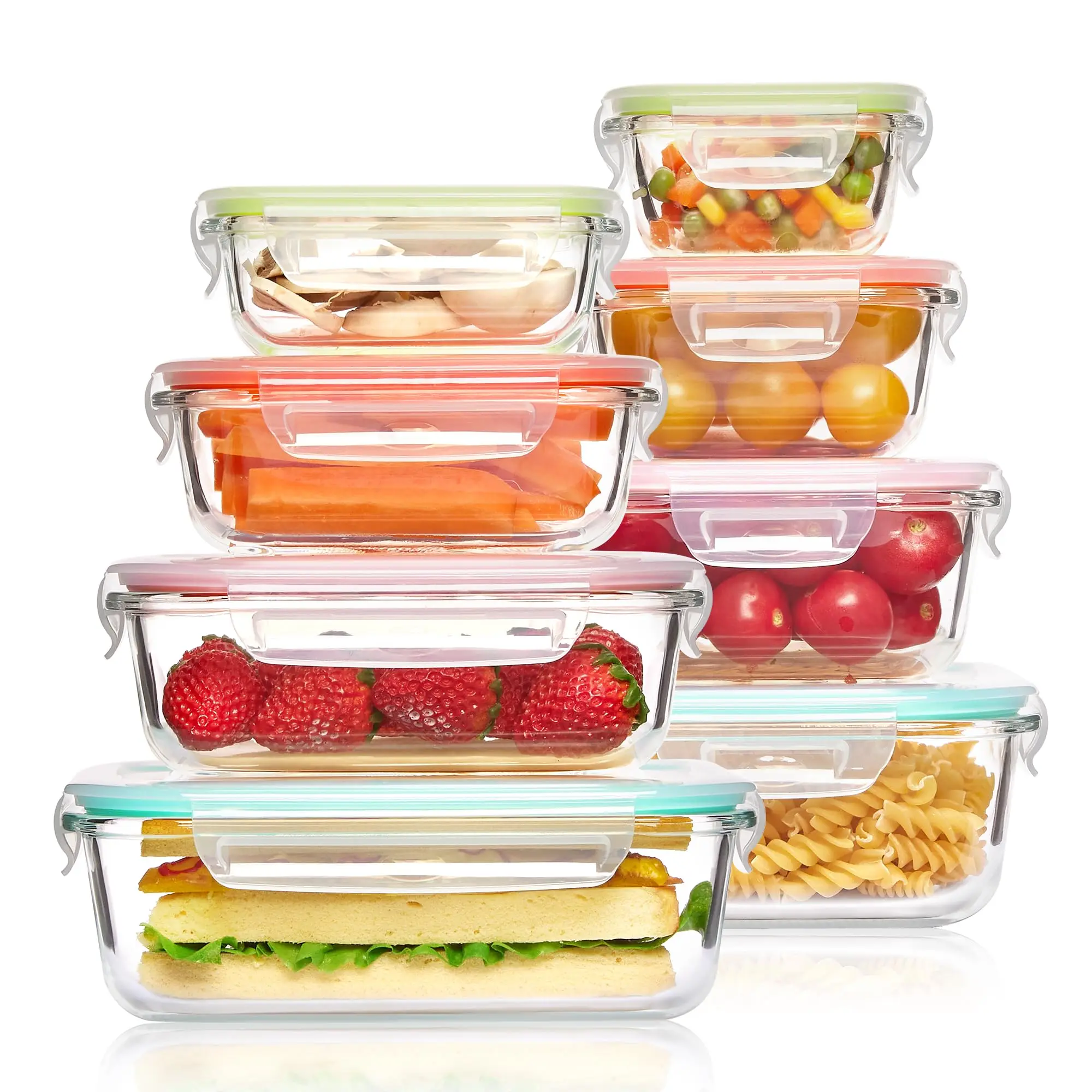 Glass Lunch Box Food Storage C - Glass Meal Prep Container บทวิจารณ์และราคา