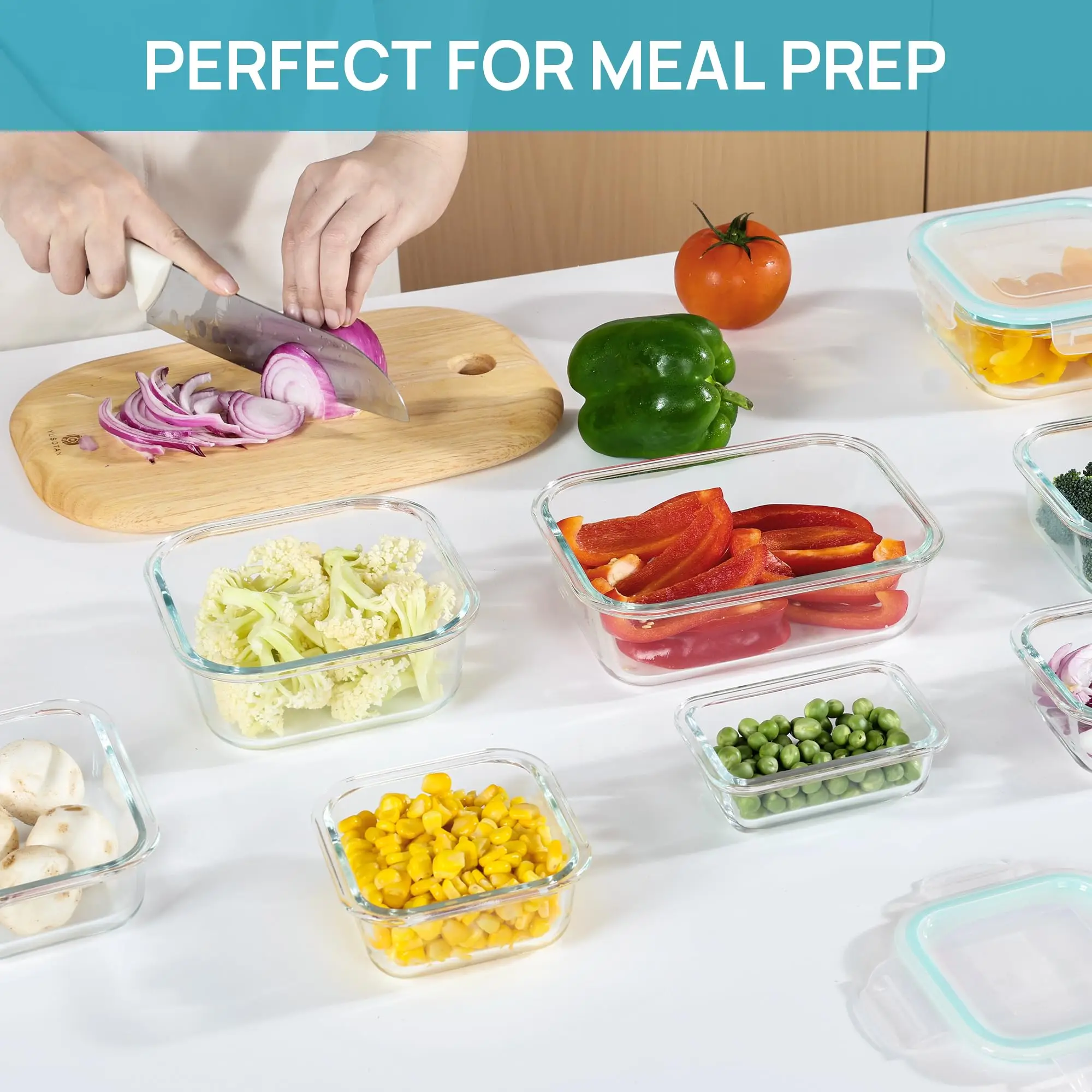 Glass Lunch Box Food Storage C - Glass Meal Prep Container บทวิจารณ์และราคา