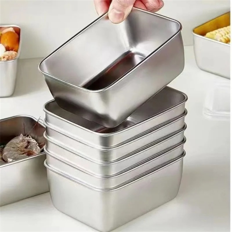 1/3/5pcs Stainless Steel Food  - Food Storage Method บทวิจารณ์และราคา