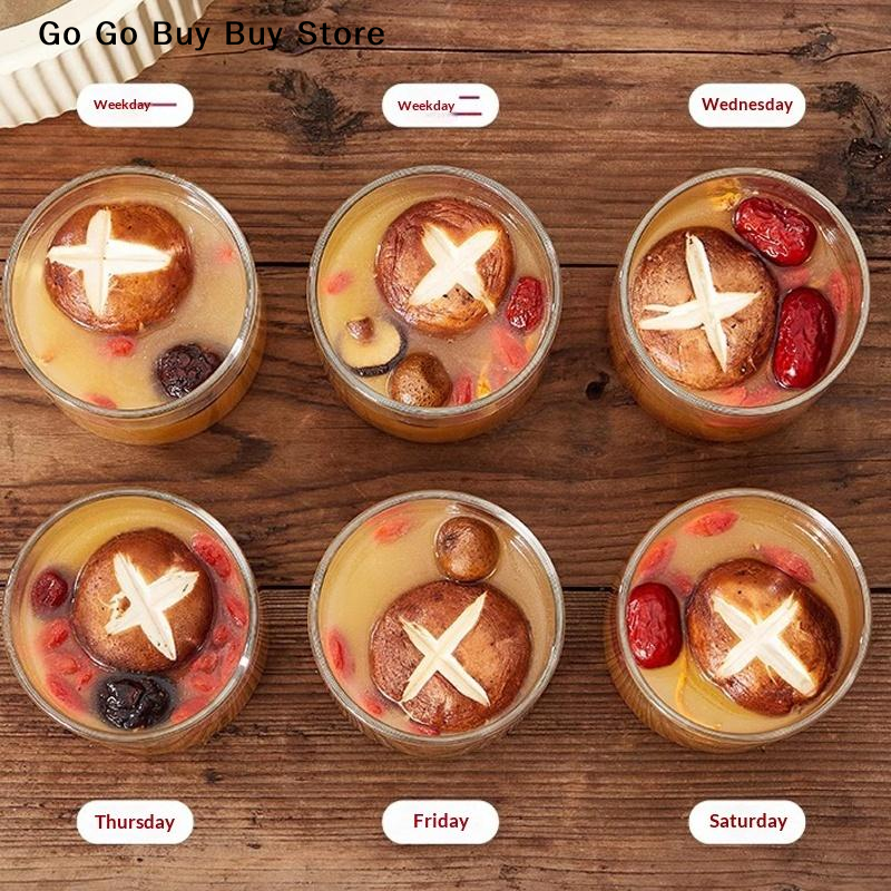 【ST】1Pc 240/400ML Glass Food S - Food Storage With Glass Lids บทวิจารณ์และราคา