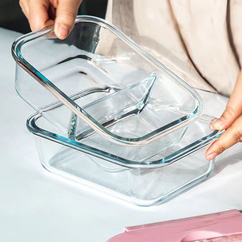 New style Lunch Box Glass 1050 - Glass Meal Prep Container บทวิจารณ์และราคา