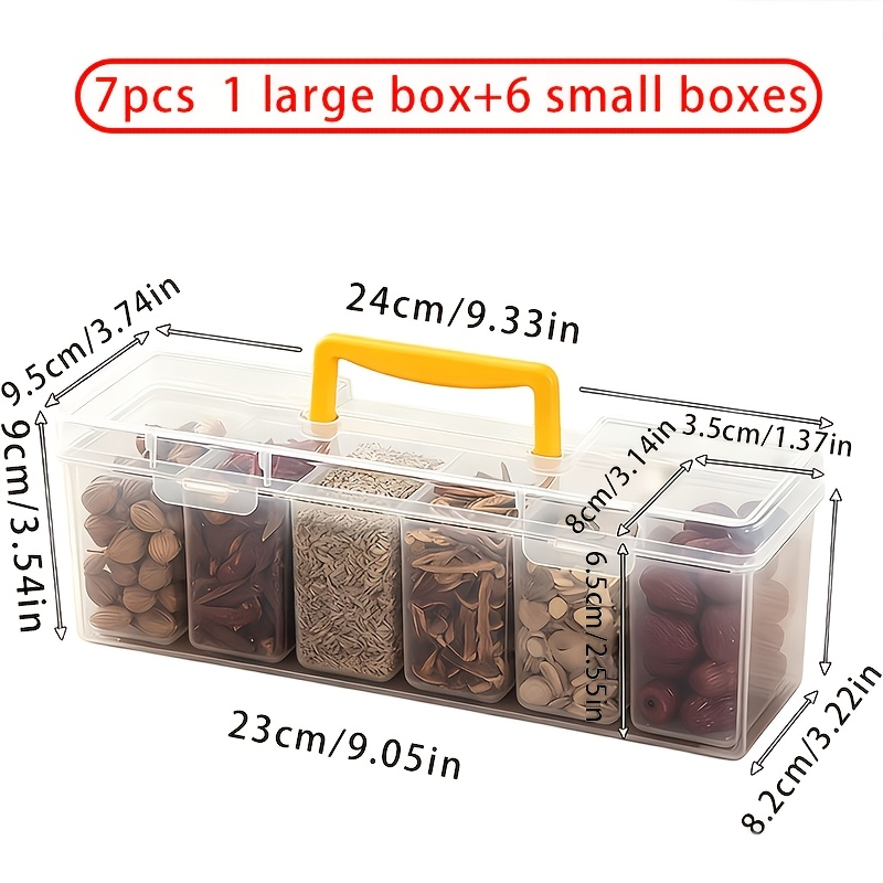 7Pcs Airtight Spice Container  - Food Storage Jar Set บทวิจารณ์และราคา