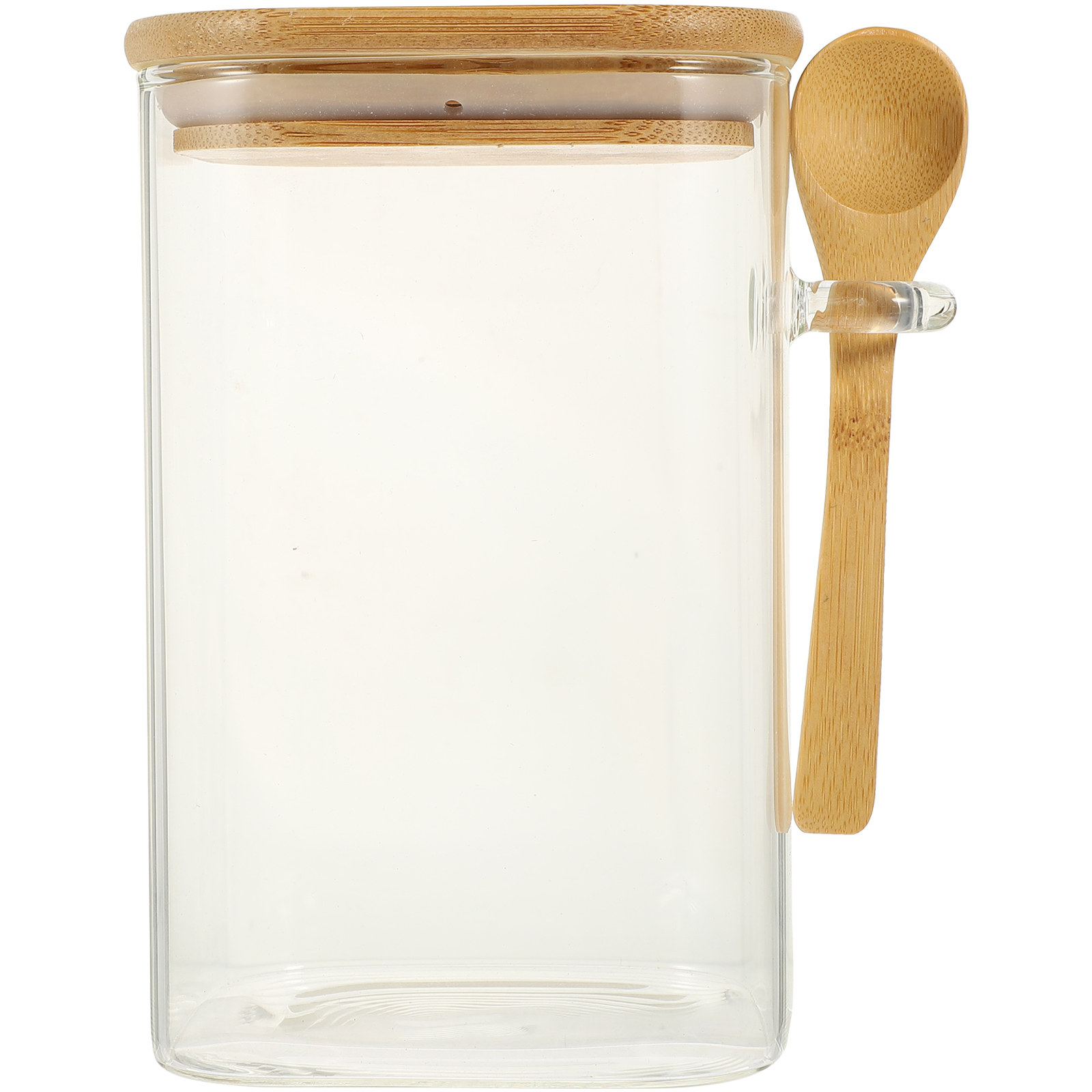 1Set Square Airtight Glass Foo - Food Storage With Glass Lids บทวิจารณ์และราคา