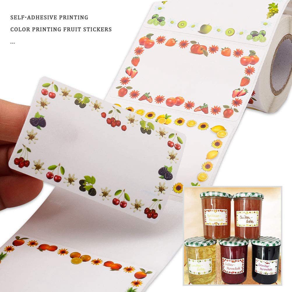 250Pcs Rectangle Canning Label - Food Storage Jar Labels บทวิจารณ์และราคา
