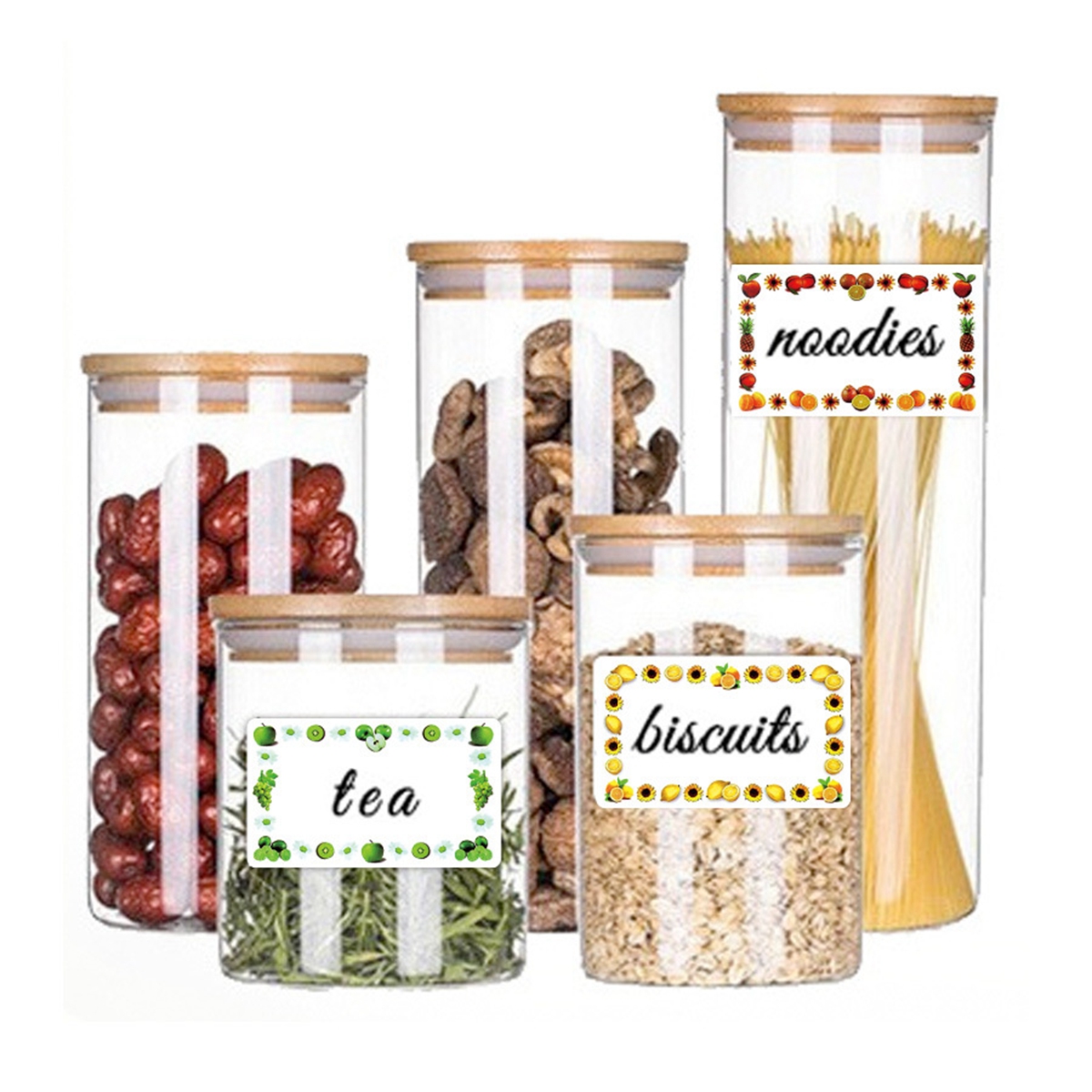 250Pcs Rectangle Canning Label - Food Storage Jar Labels บทวิจารณ์และราคา