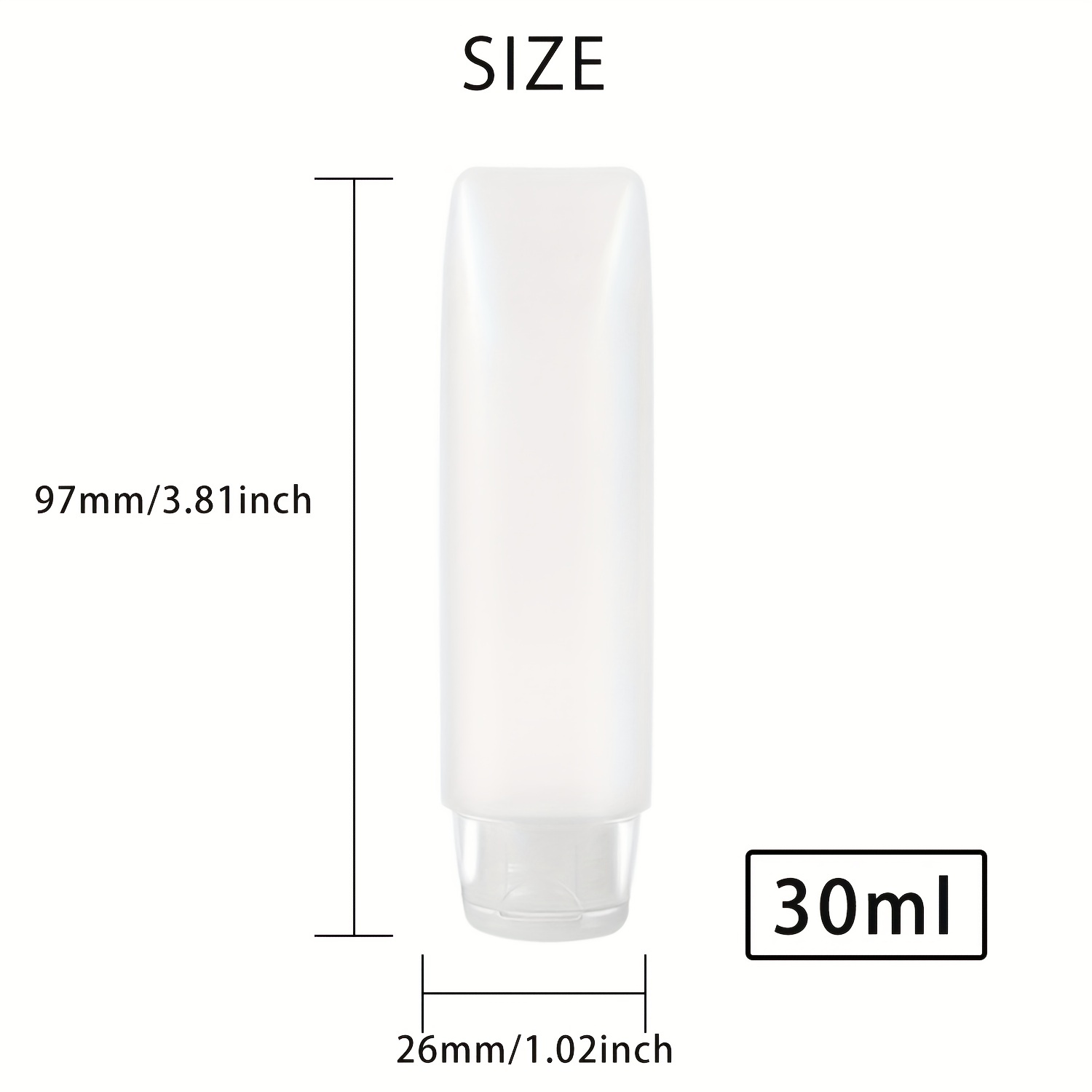 10pcs 30/50ml Empty Refillable - Condiment Squeeze Bottle บทวิจารณ์และราคา