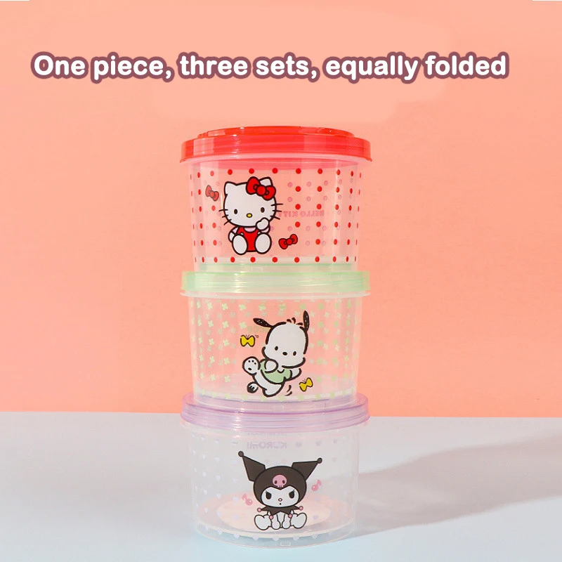 Kitty Bento Box Set 3 Pieces C - Food Storage Jar Set บทวิจารณ์และราคา